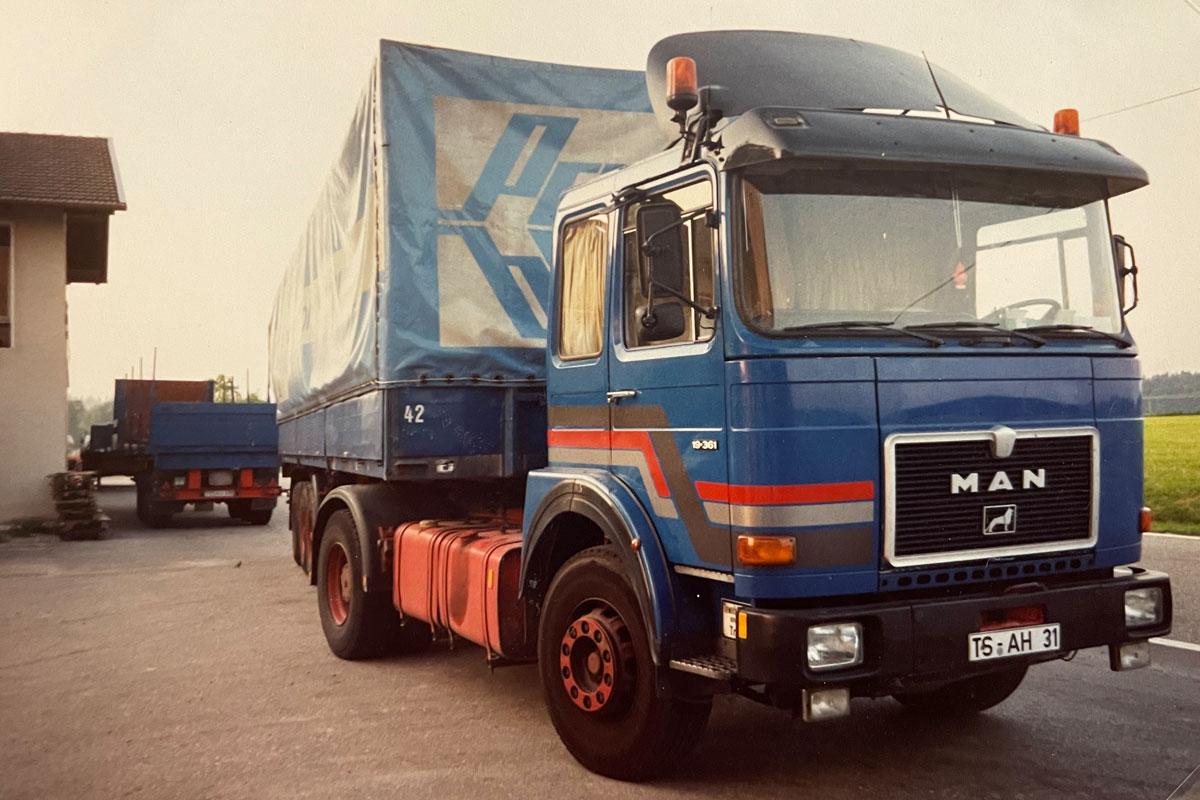 1991 – erster Lastwagen